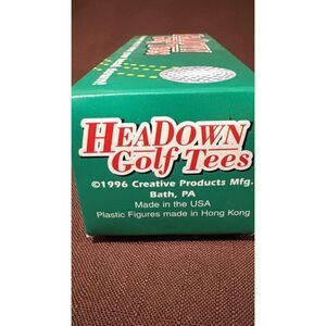 Headown Vintage Wood Golf Tees Novelty Box Set